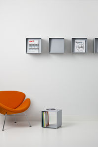 wall-mounted display rack