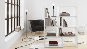 Table lamp - CORD - DESIGN HOUSE STOCKHOLM - steel / minimal / corded