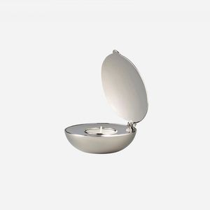 nickel-plated candle holder