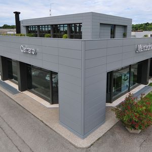 glass facade