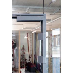 swing door self-closing mechanism