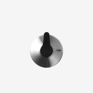 contemporary coat hook / stainless steel / multi-person / double