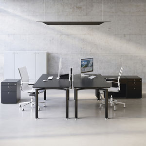 workstation desk / laminate / contemporary / commercial