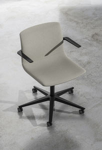 contemporary office chair / on casters / star base / with armrests