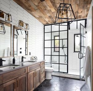 wooden suspended ceiling
