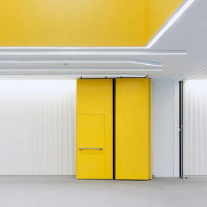 sliding and stacking partition