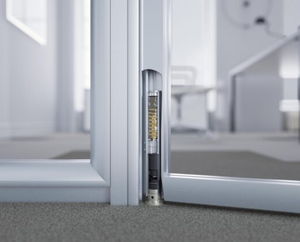 glass door hinge