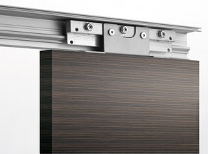 Door sliding system - INDIPENDENT V-8040 - METALGLAS - wooden door