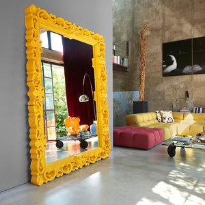 wall-mounted mirror