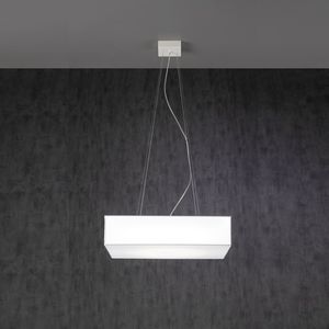 pendant lamp / contemporary / canvas / LED
