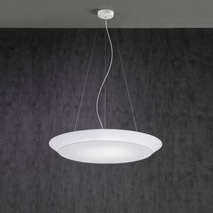 pendant lamp / contemporary / canvas / LED