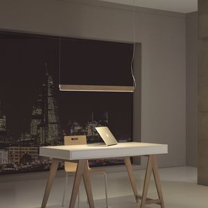 pendant lamp / minimalist / acrylic / aluminum
