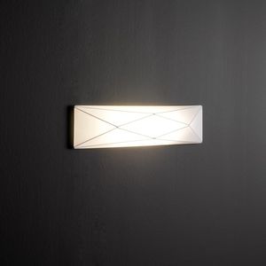 contemporary wall light / living room / canvas / LED