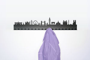 wall-mounted coat rack