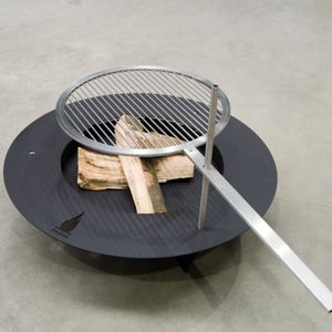 wood-burning fire pit