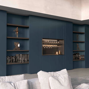 contemporary living room wall unit