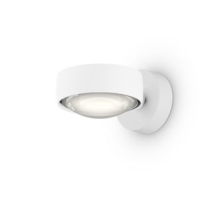 contemporary wall light / aluminum / steel / glass