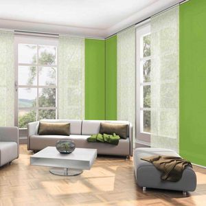 sliding panel blinds / canvas / sun protection / ceiling mounted