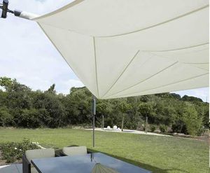 automatic shade sail / lozenge / canvas