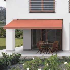 folding-arm awning