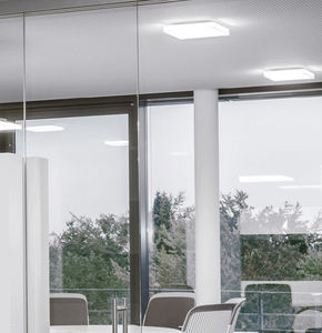 contemporary ceiling light / square / round / PMMA