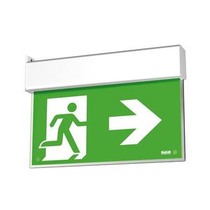 orientation signage plate / wall-mounted / hanging / ceiling