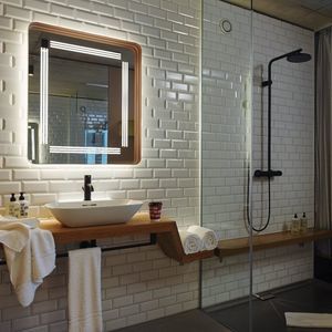 wall-mounted bathroom mirror