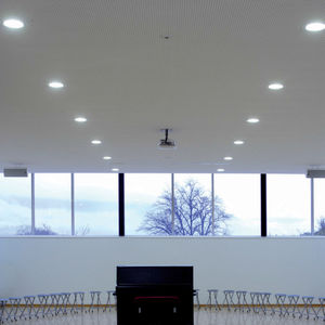 recessed downlight / LED / round / aluminum