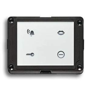 black video door intercom