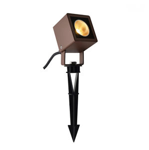 floor-mounted spotlight / garden / LED / square