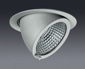 recessed ceiling spotlight / indoor / HID / round