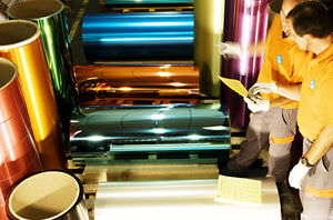 aluminum look decorative laminate