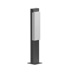 urban bollard light / contemporary / stainless steel / LED