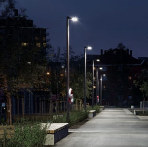 urban lamp post
