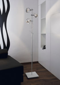 floor-standing lamp / contemporary / metal / adjustable