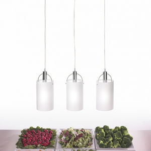 pendant lamp / contemporary / glass / opalescent glass