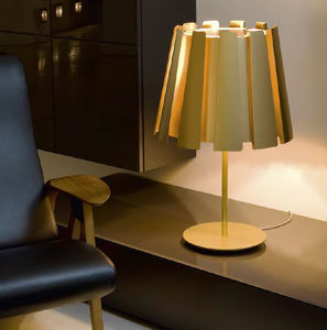 table lamp / contemporary / aluminum / incandescent