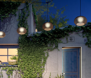 pendant lamp / contemporary / aluminum / stainless steel