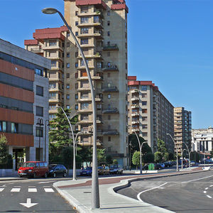 urban lamp post