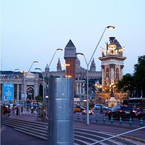 urban lamp post