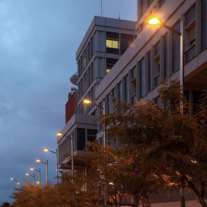urban lamp post