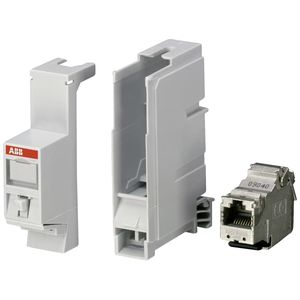 DIN rail interface module