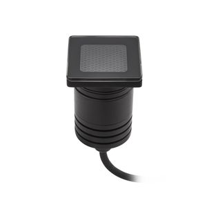 recessed floor light fixture / recessed wall / LED / square
