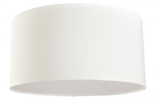 contemporary ceiling light / round / metal / textile