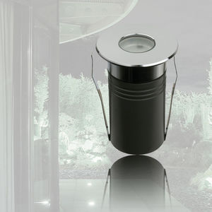 recessed floor spotlight