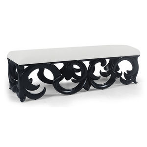 traditional upholstered bench