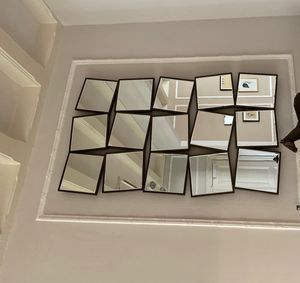 wall-mounted mirror
