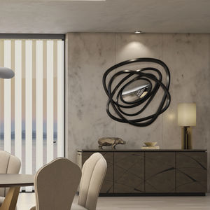 wall-mounted mirror