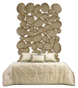 double bed headboard / original design / fabric