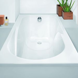 Oval bathtub - FOSTER : 6478 - HOESCH - free-standing / acrylic / white